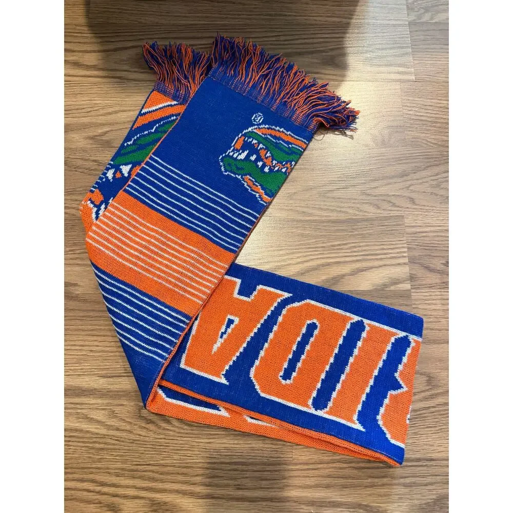 Florida Gators Logo Reversible Scarf NCAA Forever Collectibles knitted